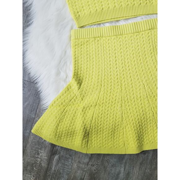 NEW Anthropologie Maeve Colorblocked Knit Skirt Set - Medium - Picture 5 of 8